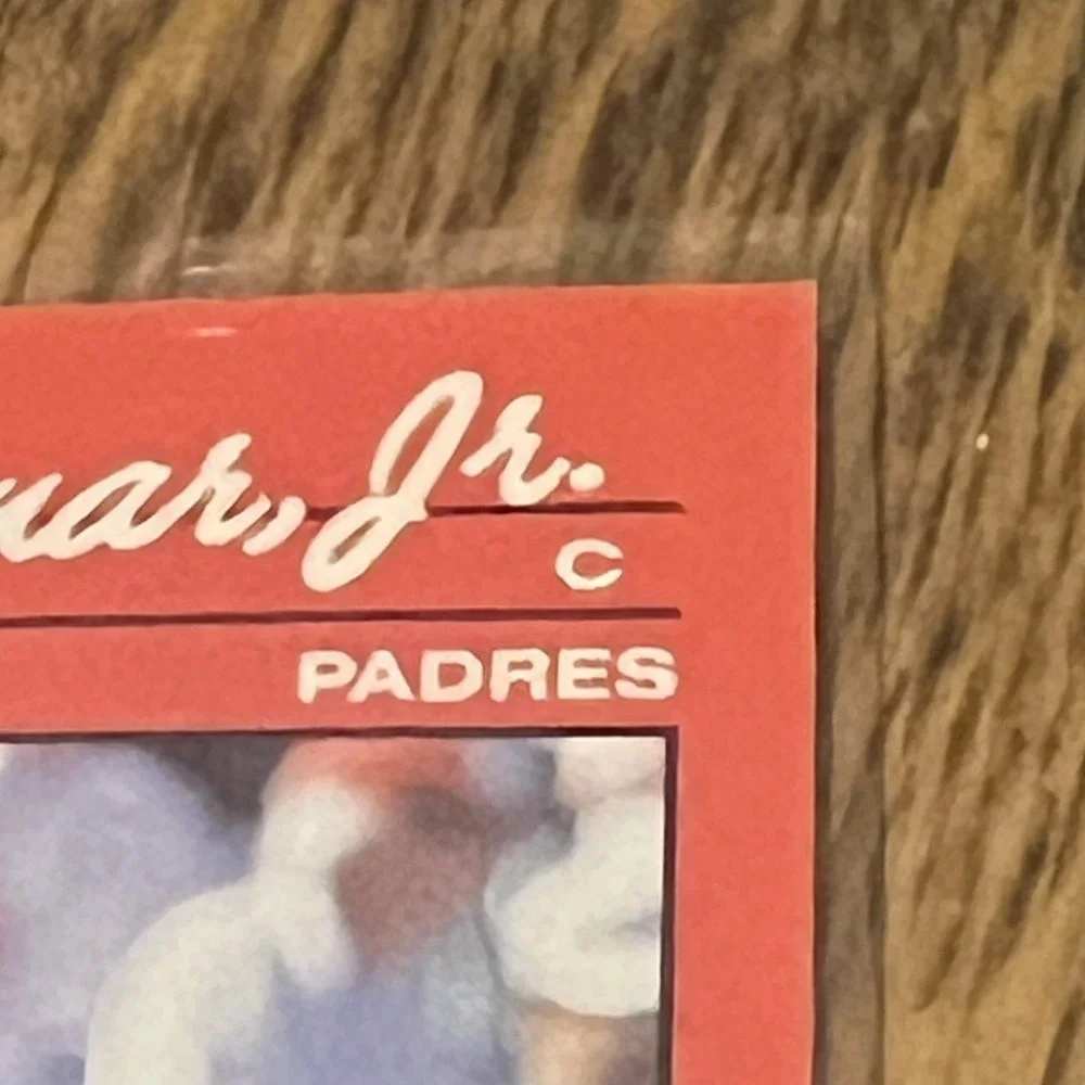Vintage 1990 Donruss  #30 Sandy Alomar Jr Rated Rookie Error Card BB2